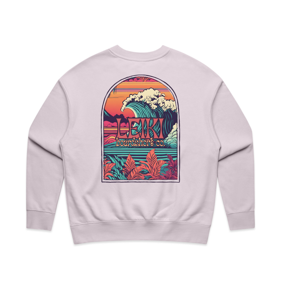 Tunneling in Tamarindo Wahine Crewneck image 1