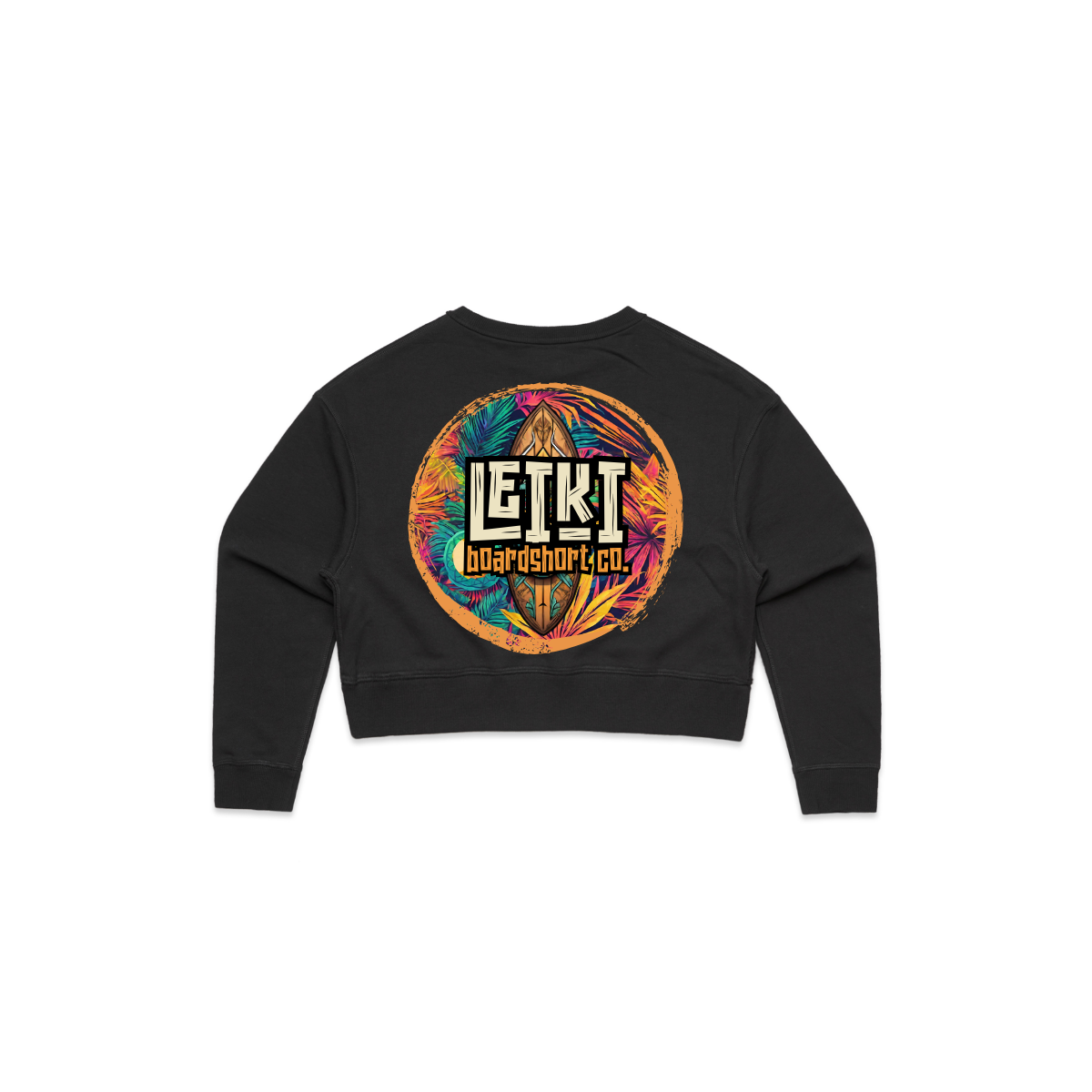 Night Sesh in Nosara Cropped Crewneck image 1