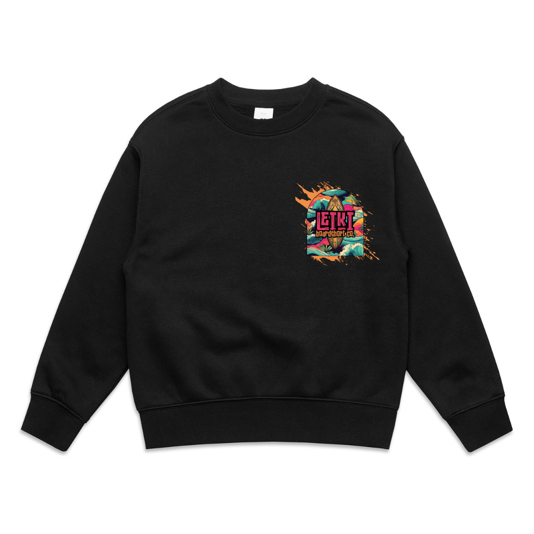 Slammin in El Salvador Youth Crew Neck image 0