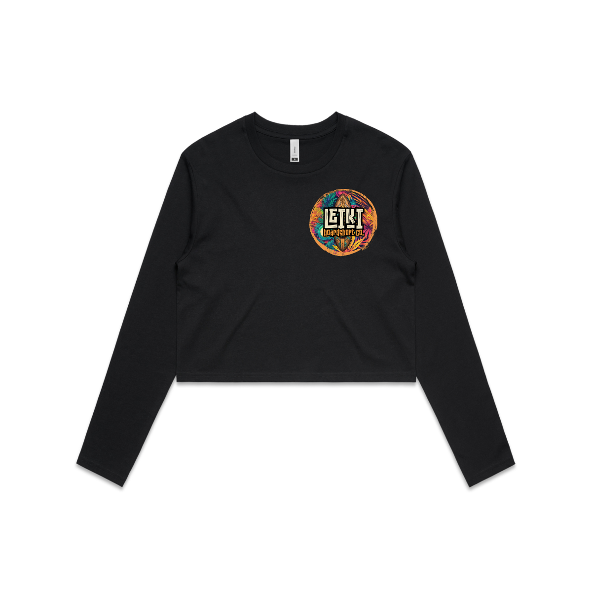 Night Sesh in Nosara Cropped Long Sleeve image 0