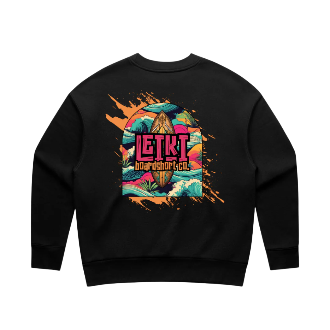 Slamming in El Salvador Wahine Crewneck image 1