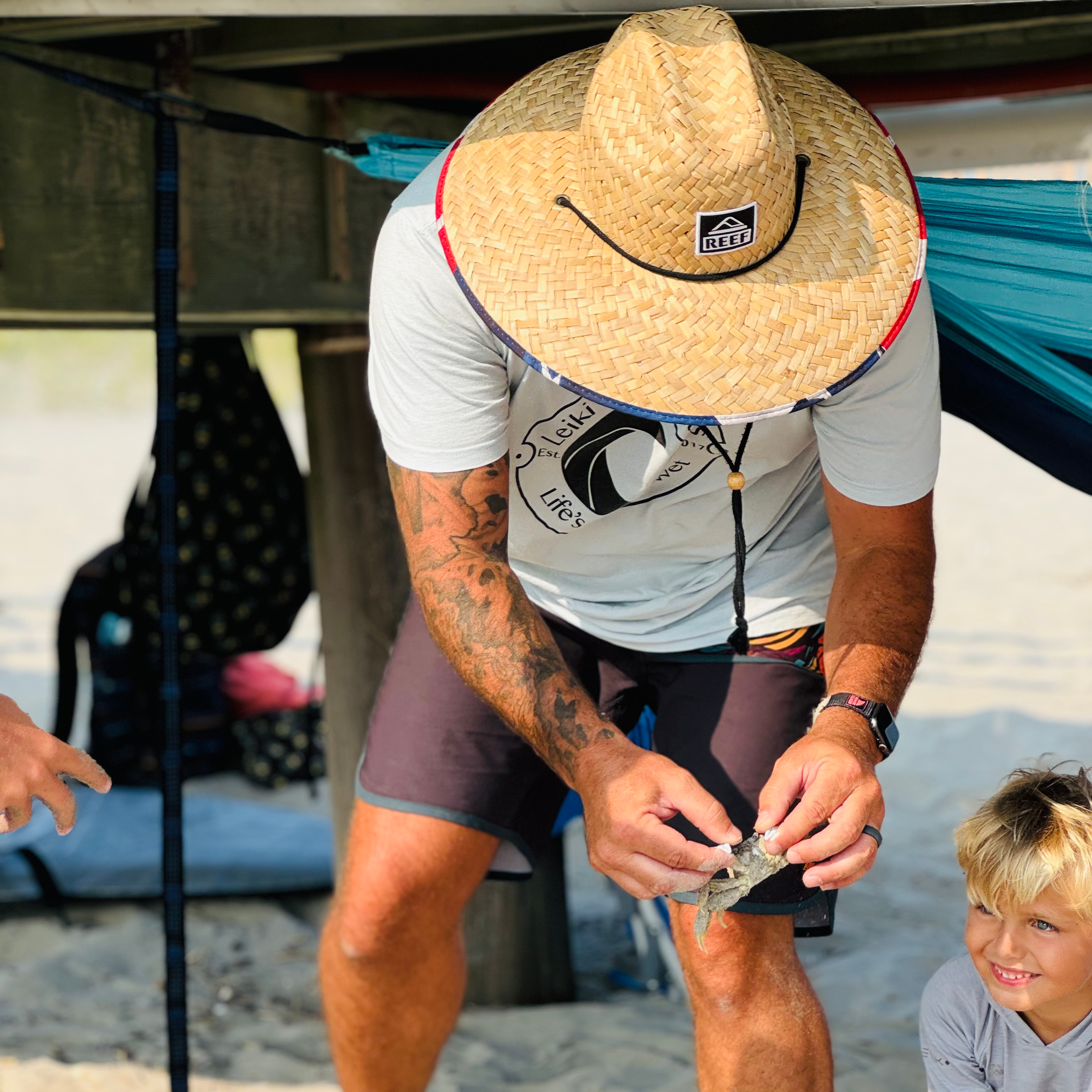 Firing in Fiji Men's Scalloped Boardshort image 0
