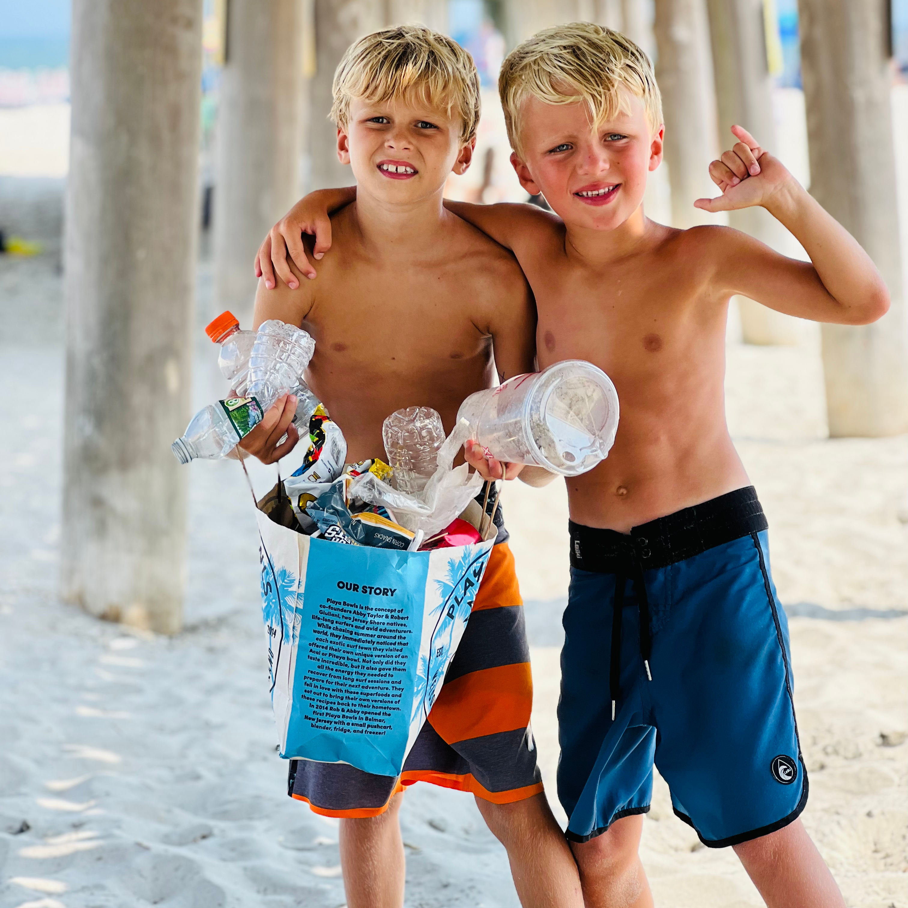 Kai Polū Scallop 18" Kahuna Boardies image 1