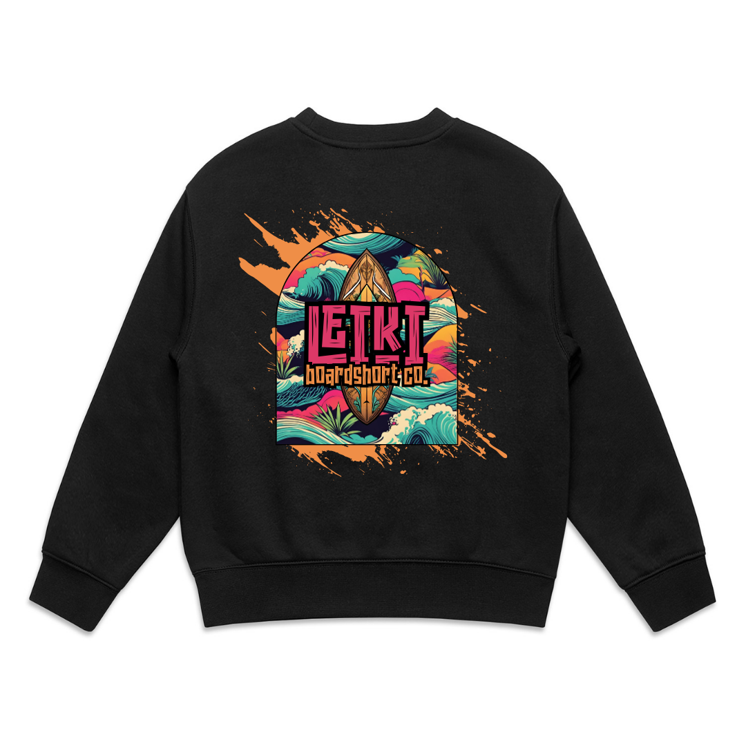 Slammin in El Salvador Youth Crew Neck image 1