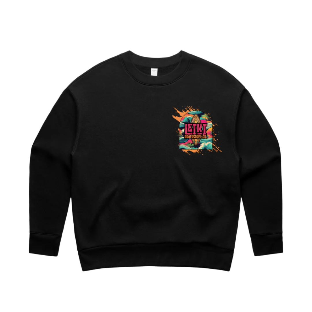 Slamming in El Salvador Wahine Crewneck image 0
